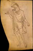 Folio 58 - Figure de jeune homme